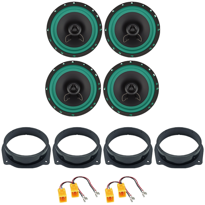 Kit 4 Casse IP-01165 Ant. + Post. per Fiat Bravo dal 2007 in poi