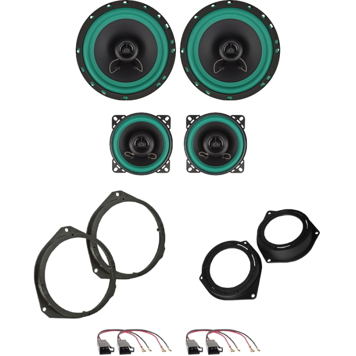 Kit 4 Casse IP-01165 + IP-01100 Ant. + Post. per Alfa Romeo Mito dal 2008 in poi