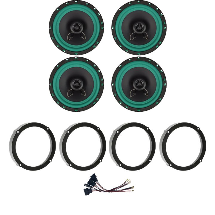 Kit 4 Casse IP-01165 Ant. + Post. per Seat Arosa, Ibiza dal 2002 al 2008