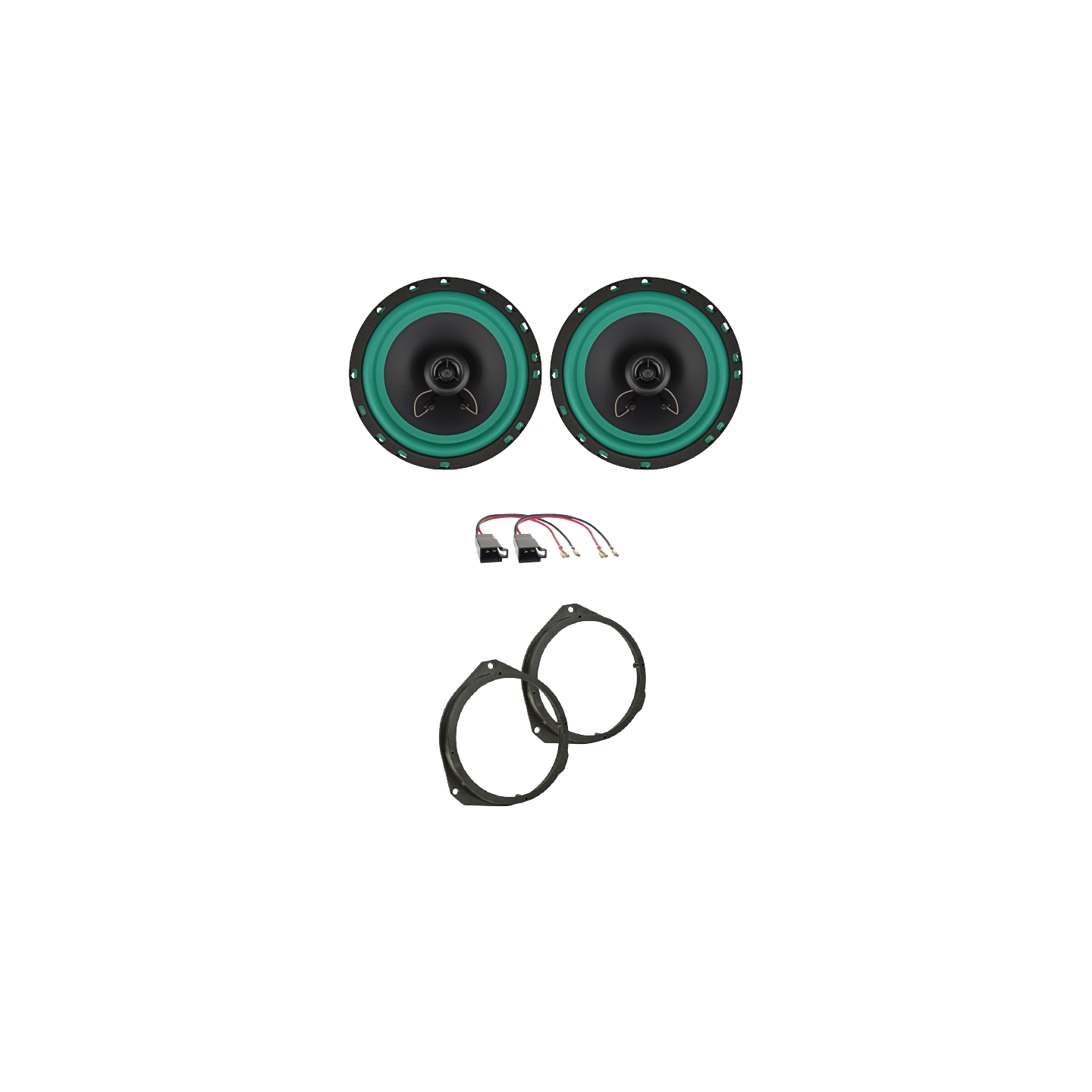 Kit casse altoparlanti anteriori HERTZ per Fiat 500 cinquecento 2007-2016 con ad