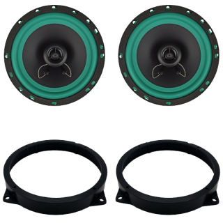 Kit 2 Casse IP-01165 Ant. per BMW Mini, BMW Serie 3 Compact, Mini Cabrio, Mini Cooper S, Mini One Kit 2 Casse IP-01165 Ant. per BMW Mini, BMW Serie 3 Compact, Mini Cabrio, Mini Cooper S, Mini One