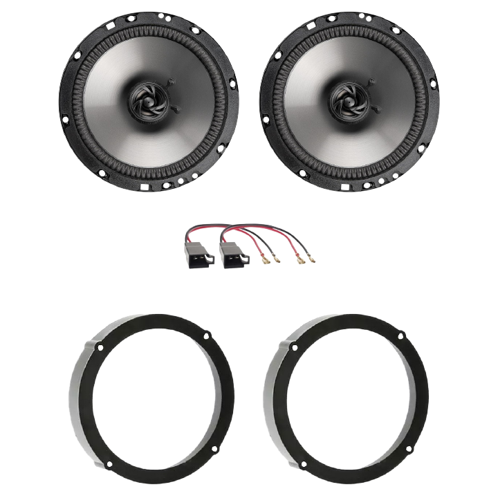 Kit 2 Casse AE165 Ant. per Skoda Fabia dal 07 al 14,Octavia I dal 96 al 04,Octavia II dal 04 al 13,Octavia III dal 12 al 19