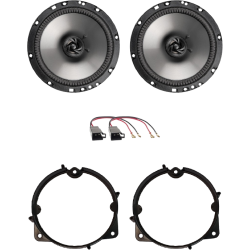 Kit 2 Casse IP-01165 Per Fiat Grande Punto, Fiorino, Qubo – 16.5cm, 240W Max, Con Supporti E Connettori