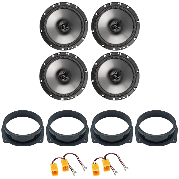 Kit 4 Casse AE165 Ant. + Post. per Fiat Stilo (5P)
