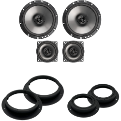 Kit 4 Casse Axton Per Mercedes Classe A/B 2005-2012 – 2 AE165 + 2 AE100, Con Supporti