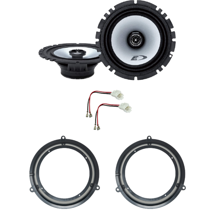 Kit 2 Casse SXE-1725S Ant. per Fiat Panda dal 2003 al 2012