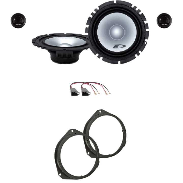 Kit 4 Casse SXE-1750S Ant. per Alfa Romeo Giulietta