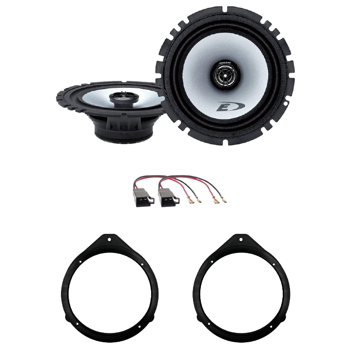 Kit 2 Casse SXE-1725S Ant. per Audi A3 dal 2004 al 2012, A4 dal 2001 al 2008 e A4 AVANT dal 2000 in poi