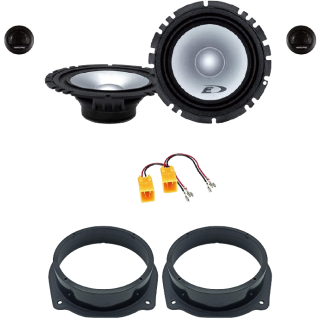Kit 4 Casse SXE-1750S Ant. per Lancia Delta III dal 2008 al 2014