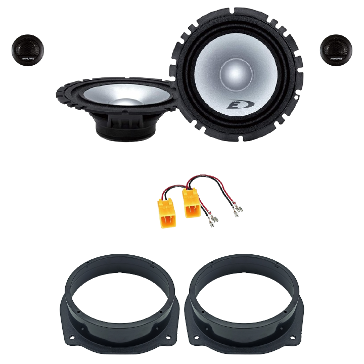 Kit 4 Casse SXE-1750S Ant. per Lancia Delta III dal 2008 al 2014