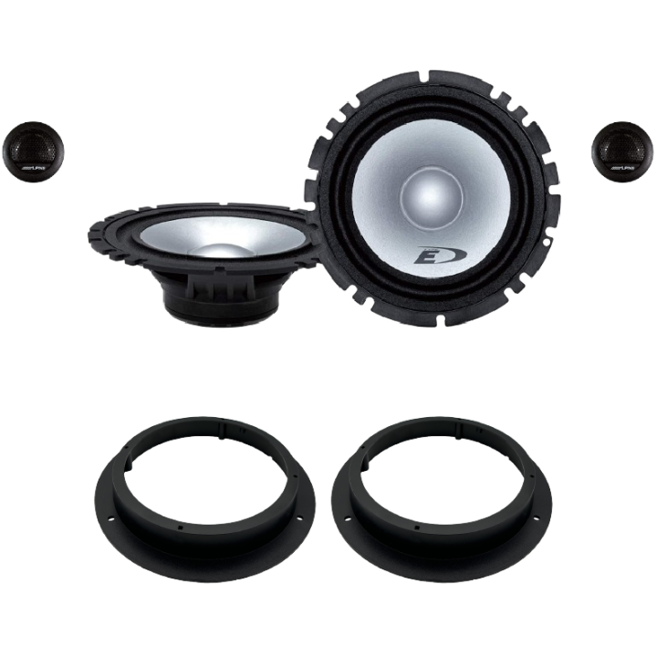 Kit 4 Casse SXE-1750S Ant. per Mercedes cl.A/B dal 2005 al 2012