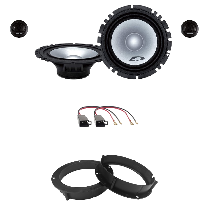 Kit 4 Casse SXE-1750S Ant. per VW Golf IV-V