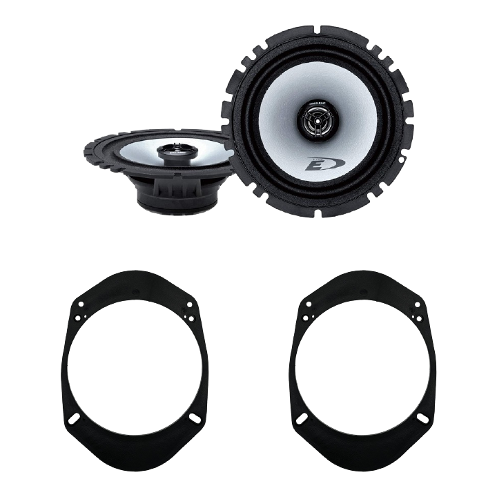 Kit 2 Casse SXE-1725S Ant. per Ford Fiesta, Focus, Fusion, KA, Puma, Mondeo, Transit