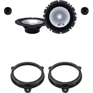 Kit 4 Casse SXE-1750S Ant. per Fiat Spider dal 16 al 18, Talento dal 16 in poi