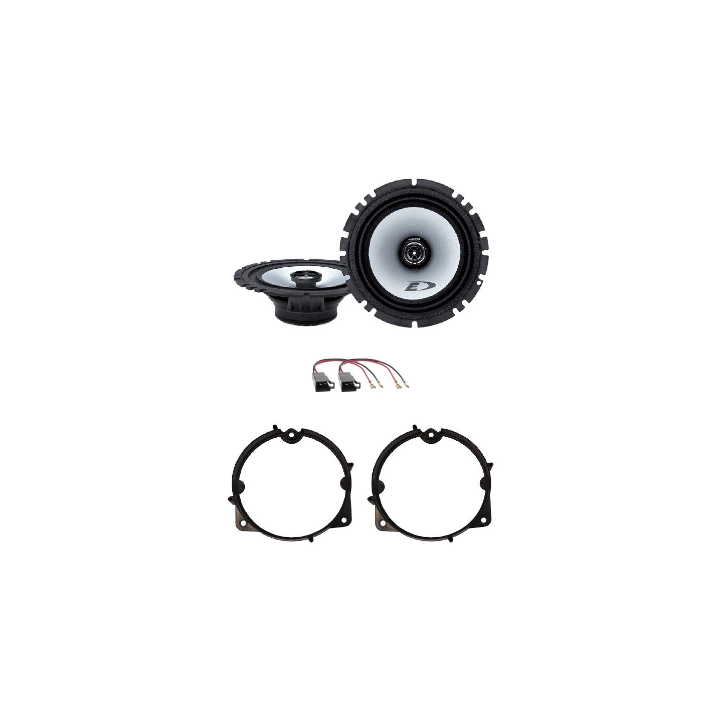 Kit IPNOSIS IP-01165 – 2 Casse Anteriori 16,5 Cm Per Opel Corsa, Astra E Combo, Con Supporti E Connettori