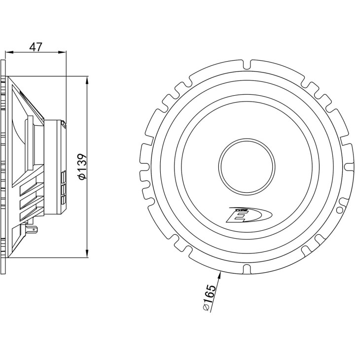 Kit 6 Casse SXE-1750S + SXE-1725S Ant. + Post. per Fiat Idea dal 2005 in poi