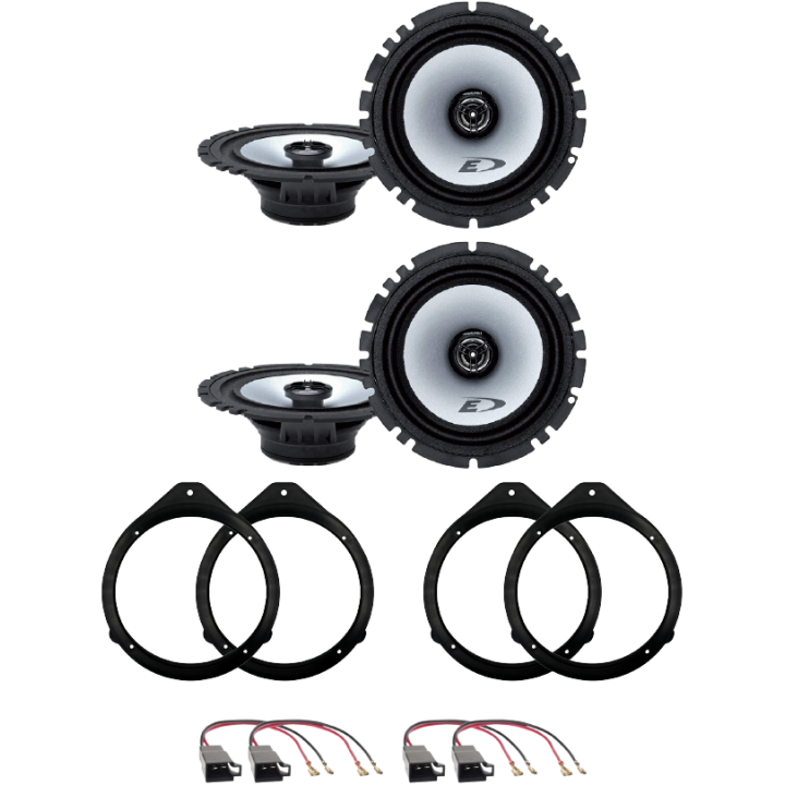 Kit 4 Casse SXE-1725S Ant. + Post. Audi A3 dal 2004 al 2012, A4 dal 2001 al 2008 e A4 AVANT dal 2000 in poi