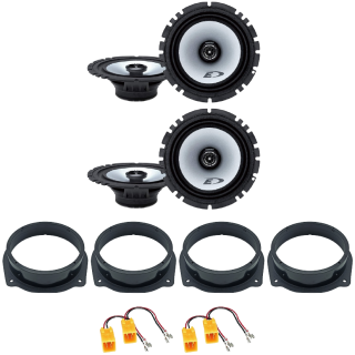 Kit 4 Casse SXE-1725S Ant. + Post. per  Lancia Delta III dal 2008 al 2014