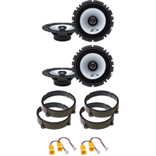Kit 4 Casse SXE-1725S Ant. + Post. per Lancia Musa