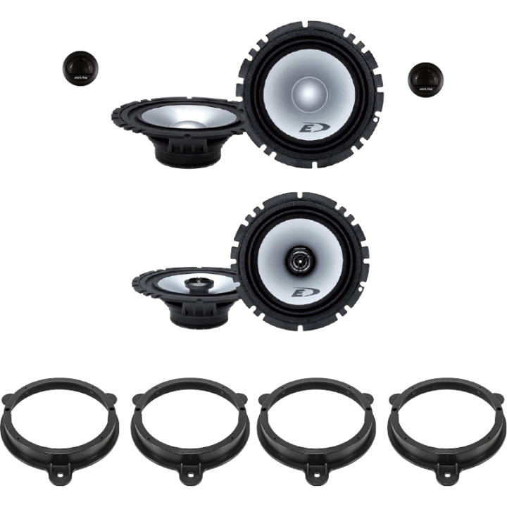 Kit 6 Casse SXE-1750S + SXE-1725S Ant. + Post. per Renault (vedi modelli)