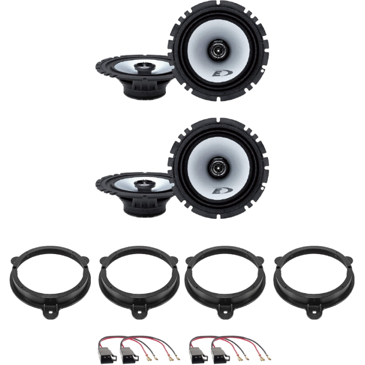 Kit 4 Casse SXE-1725S Ant. + Post. per Renault (vedi modelli)