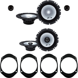 Kit 6 Casse SXE-1750S + SXE-1725S Ant. + Post. per Ford Fiesta, Focus, Fusion, KA, Puma, Mondeo, Transit Kit 6 Casse SXE-1750S + SXE-1725S Ant. + Post. per Ford Fiesta, Focus, Fusion, KA, Puma, Mondeo, Transit