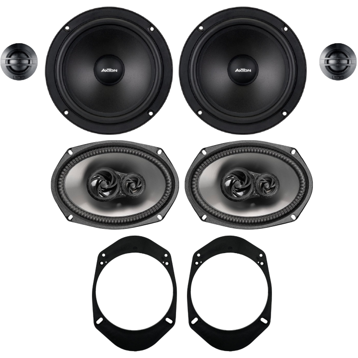 Kit 6 Casse ATC165S + AE369 Ant. + Post. per Jeep Renegade