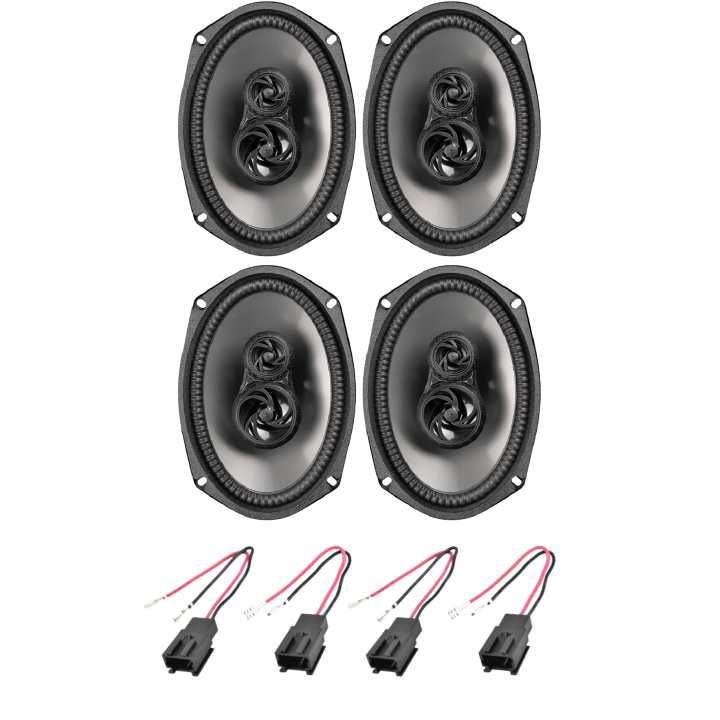 Kit 4 Casse AE369 Ant. + Post. per Jeep Renegade