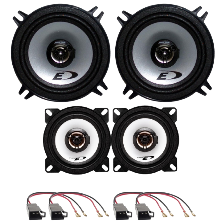 Kit 4 Casse SXE-1325S + SXE-1025S Ant. + Post. per Toyota Yaris dal 1999 al 2002