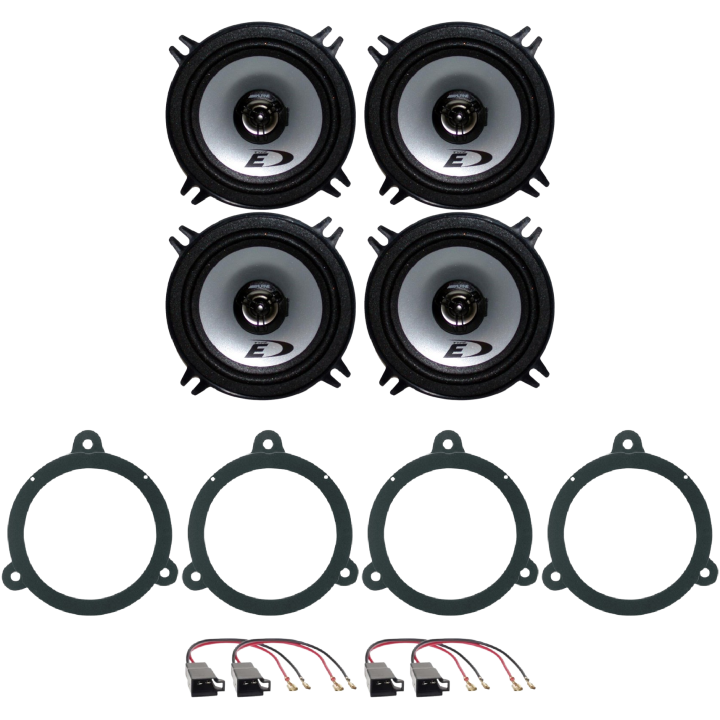 Kit 4 Casse SXE-1325S Ant. + Post. per Megane dal 2003 al 2009 e Clio 2013