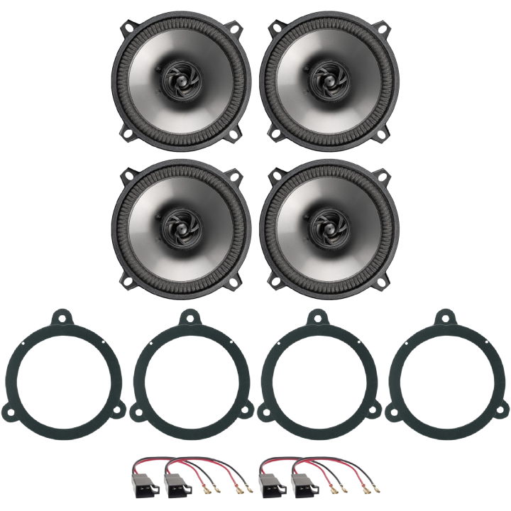 Kit 4 Casse AE130 Ant. + Post. per Megane dal 2003 al 2009 e Clio 2013