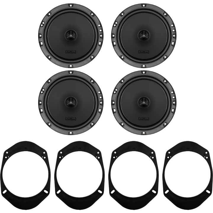 Kit 4 Casse ATX165 Ant. + Post. per Jeep Renegade
