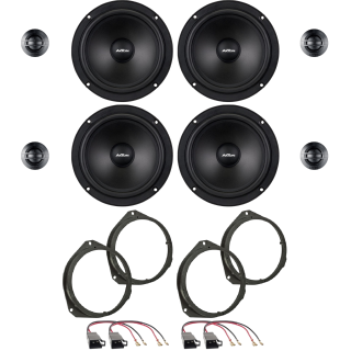 Kit 8 Casse ATC165S Ant. + Post. per Fiat 500X