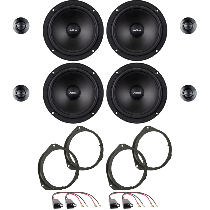 Kit 8 Casse ATC165S Ant. + Post. per Fiat 500X