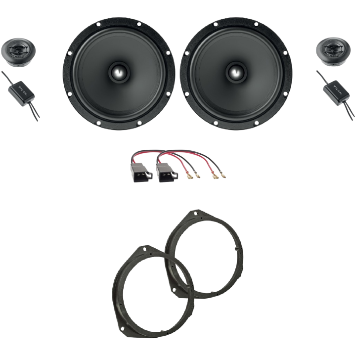 Kit 4 Casse ASE165 Ant. per Fiat Punto 2 Serie (188), Grande Punto, Punto Evo (199)