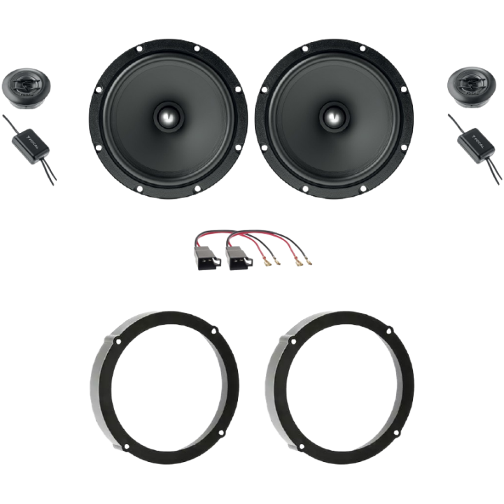 Kit 4 Casse ASE165 Ant. per Skoda Fabia dal 07 al 14,Octavia I dal 96 al 04,Octavia II dal 04 al 13,Octavia III dal 12 al