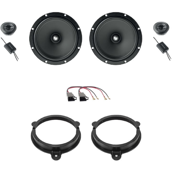 Kit 4 Casse ASE165 Ant. per Dacia Dokker, Lodgy, Logan, Sandero