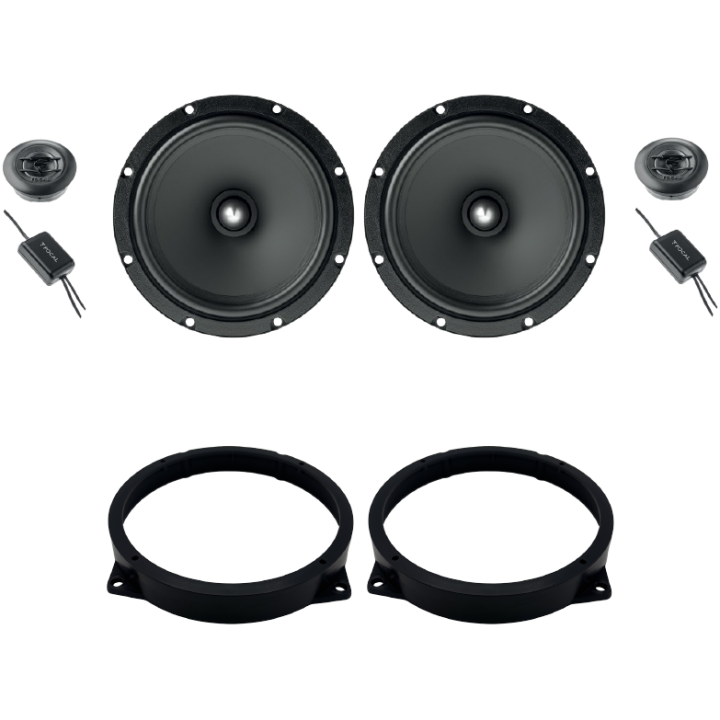 Kit 4 Casse ASE165 Ant. per BMW Mini, BMW Serie 3 Compact, Mini Cabrio, Mini Cooper S, Mini One