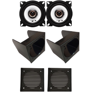 Kit 2 Casse SXE-1025S Anteriore per Fiat Panda 141 dal 1986 al 2003 + 2 Box + 2 Griglie Nere Kit 2 Casse SXE-1025S Anteriore per Fiat Panda 141 dal 1986 al 2003 + 2 Box + 2 Griglie Nere