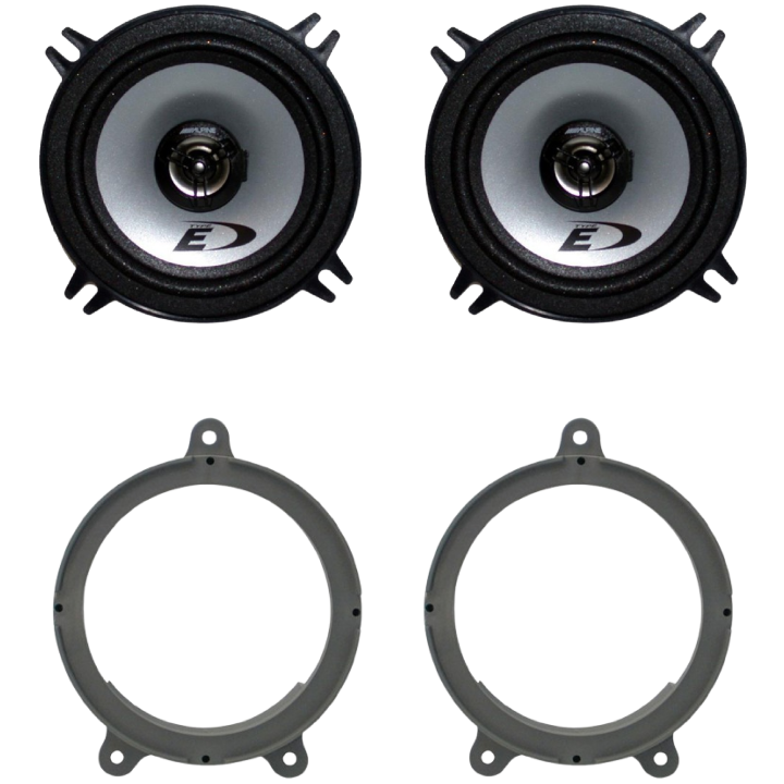 Kit 2 Casse SXE-1325S Ant. per Renault Twingo II 07 in poi, Twingo II Furgone 10 al 14 e Twingo III 14 in poi