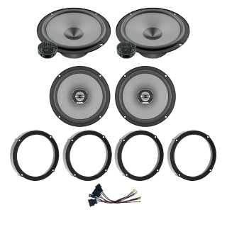 Kit 6 Casse HERTZ K-165 + X-165 Ant. + Post. per Seat Ibiza dal 2008 in poi